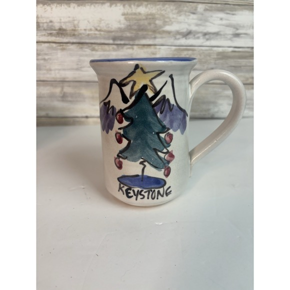 Handmade Other - Handmade Colorado, Keystone pottery mug, large Christmas Tree